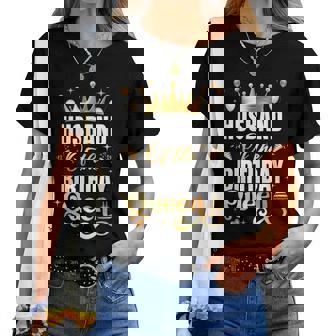 Husband Of The Birthday Queen Matching Birthday Party Women T-shirt - Thegiftio