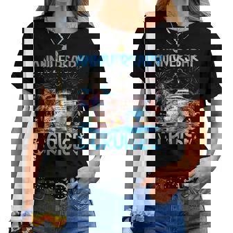 Husband And Wife It's Our Couple Matching Anniversary Cruise Women T-shirt | Mazezy