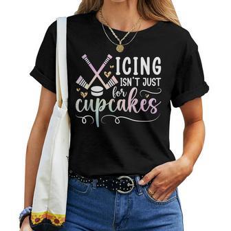 Icing Hockey Girl Ice Hockey Player Ice Hockey Girls Women T-shirt - Thegiftio UK