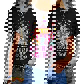 I'm The Birthday Girl Circus Carnival Family Party 1St Bday Women T-shirt - Thegiftio