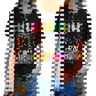 It's My Birthday Boy Girl Sunglasses Glowing Birthday Party Women T-shirt - Thegiftio