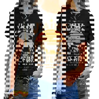 J'aime Quand Ma Humour Couple Cadeau Chasse Chasseur T-shirt femme - Cadeauxyz