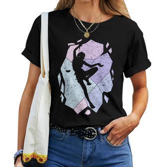 Klettern Kletterer Bergsteigen Bouldern Mädchen Kletter T-shirt Frauen - Seseable