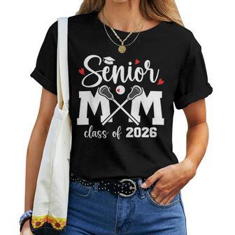 Lacrosse Senior Mom Class Of 2026 Lacrosse Senior Mama Women T-shirt | Mazezy