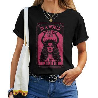 Lilith Demon Queen Pagan Goth Goddess Female Women T-shirt - Thegiftio UK