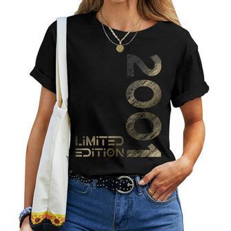 Limited Edition 2001 Man Woman 25Th Birthday 25 Women T-shirt - Thegiftio UK