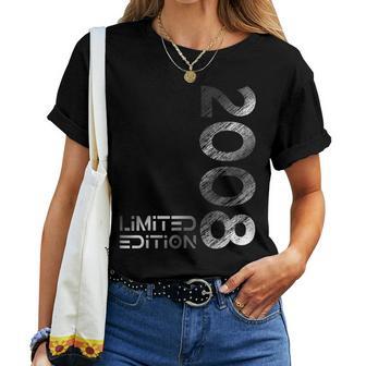 Limited Edition 2008 Boy Girl 18Th Birthday 18 Women T-shirt - Thegiftio UK
