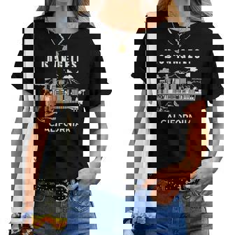 Los Angeles California Souvenir Music Los Angeles Women T-shirt | Seseable FR