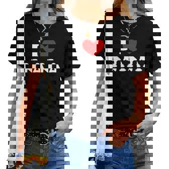 I Love Nana 私は愛する Nana レディースTシャツ - Kawaiitshirt