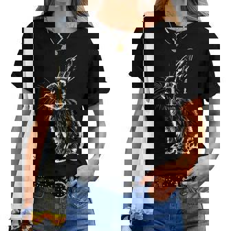 Lustiges Kaninchen Tierliebhaberüß Hase Hasen Bunny Kunst T-shirt Frauen - Geschenkecke