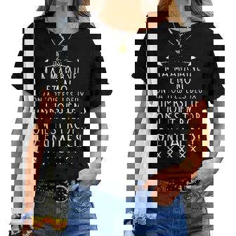 Ma Marraine Et Moi On A Toutes Les Deux Un Problème On Est T-shirt femme - Cadeauxyz