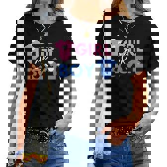 Mädchen Oder Jungen Geschlecht Offenbaren Für Jungen Blau – Mädchen Rosa T-shirt Frauen - Geschenkecke