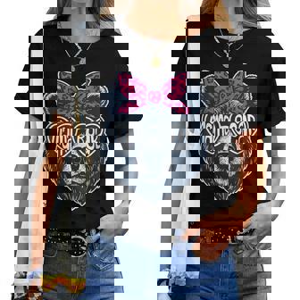 Mama Bear Gesichtonnenbrille Mama Bär Mama Muttertag T-shirt Frauen - Geschenkecke