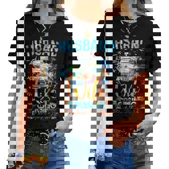 Matching Couple Husband Wife Cruising 2025 Cruise Women T-shirt | Mazezy