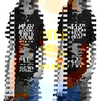 Meilleur Tonton Astronomie Espace Galaxie Homme Cadeau T-shirt femme - Cadeauxyz