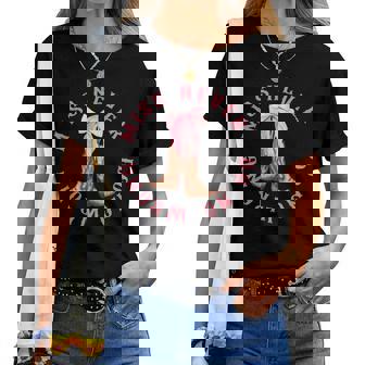 Miss Never Do No Wrong Pink Boost Howdy Women T-shirt - Thegiftio