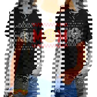 Mom Birthday Pizza 1St Birthday Pizza Family Matching Party Women T-shirt - Thegiftio