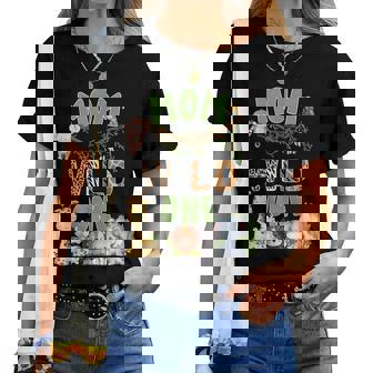 Mom Of The Wild One 1St Birthday Safari Family Women T-shirt | Mazezy