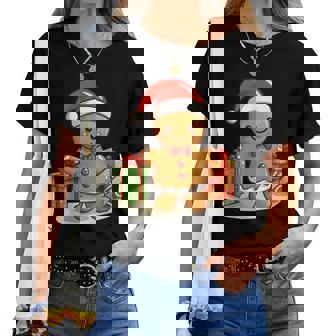 Natale Famiglia Biscotti Ragazzo Ragazza Bambini Buon Natale Maglietta da donna - Novitaregali