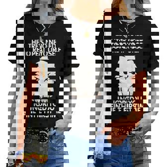 No Repeat Yourself I Ignored You Cat Saying Men Women T-shirt | Mazezy