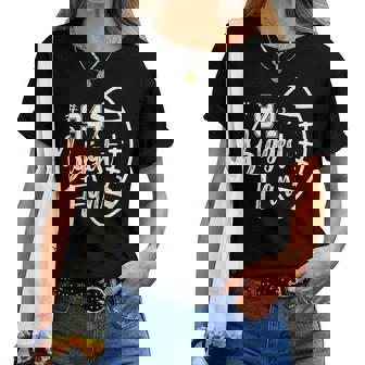 Numero 94'S Biggest Fan Football Player Mom Dad Family Maglietta da donna - Novitaregali