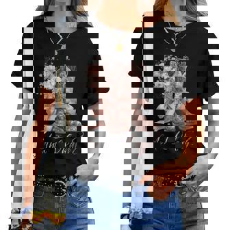 Am I Okay Boot Western Texas Cowgirl Coquette Bow Girl Women T-shirt - Thegiftio