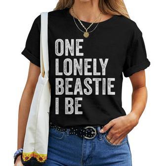 One Lonely Beastie I Be Quote Sarcastic Women T-shirt - Thegiftio UK