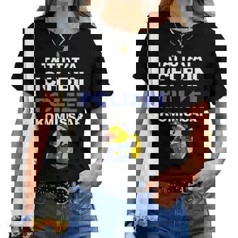 Polizei Kommissar Beförderung T-shirt Frauen - Geschenkecke