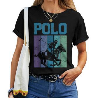 Polo Horse Polo Player Horseback Riding Equestrian Sport Women T-shirt - Thegiftio
