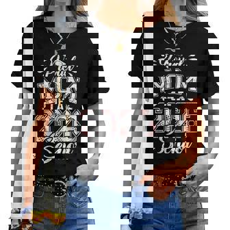 Proud Mom Of A 2026 Senior Baseball Graduate Women T-shirt | Seseable CA