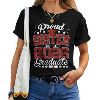 Proud Sister Of A 2026 Graduate Senior 2026 Graduation Women T-shirt | Mazezy