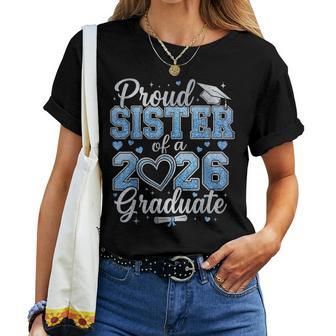 Proud Sister Of A Class Of 2026 Graduate Senior Graduation Women T-shirt - Thegiftio UK
