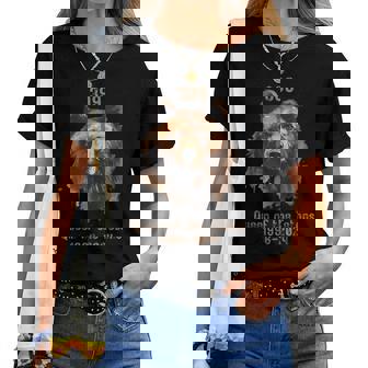 Queen Of The Tetons Grizzly 399 National Park Bear Lovers Women T-shirt | Mazezy