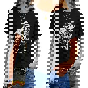 Ram Dad Mom Lover Monocromatico Ram Maglietta da donna - Novitaregali