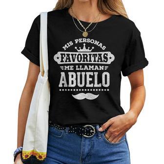 Regalo Para Abuelos Mis Personas Me Llaman Abuelo Camiseta de mujer - Regaloses