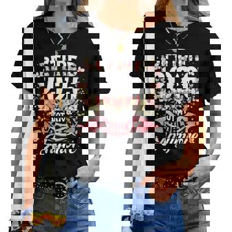 Retired 2026 Not My Problem Anymore Retirement Floral Women T-shirt | Mazezy