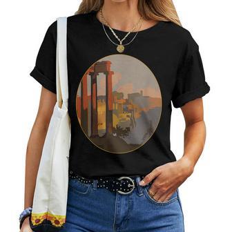 Roma Roma Italia Arte Clásico Camiseta de mujer - Regaloses