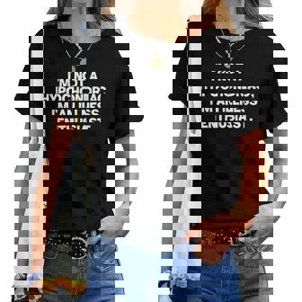 Sarcastico Nonono Un Ipocondriacoono Un Appassionato Di Malattia Maglietta da donna - Novitaregali