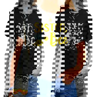 Sister Bee Cute Beekeeping Birthday Party Matching Family Women T-shirt - Thegiftio