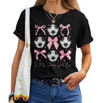 Soccer In My Soccer Girl Era Retro Groovy Soccer Girl Women T-shirt | Mazezy