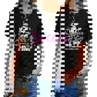 Soccer Nana Grandma Mother's Day Nana Soccer Player Women T-shirt | Mazezy