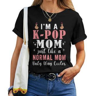 Sono Una Mamma Kpop Proprio Come Una Mamma Normale K-Pop Coreano Maglietta da donna - Novitaregali