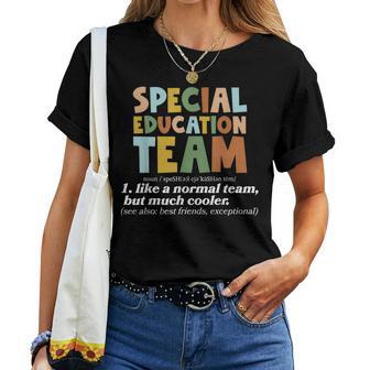 Special Education Team Definition Sped Teacher Inspirational Women T-shirt - Thegiftio UK