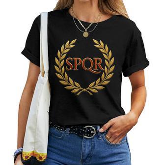 Spqr Imperio Romano -Enatus Populus Que Romanus Camiseta de mujer - Regaloses