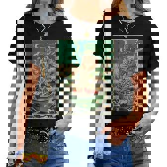 St Patrick Leprechaun Lucky Chinese Ramen Women Women T-shirt - Thegiftio