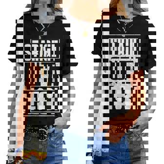 Straight Outta 1981 Womenintage 1981 Birth Of Birthday レディースTシャツ - Kawaiitshirt