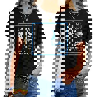 Su Esposa Mi Esposa Buceo In Mangas Camiseta de mujer - Regaloses