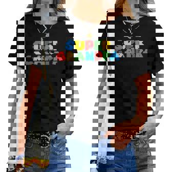 Super Proud Grandpa Present Matching Grandma Mom & Dad Women T-shirt - Thegiftio