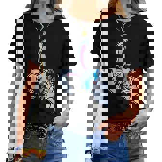 Süß Osterhase Frohe Ostern Lustig Hase Bunny Osterfest T-shirt Frauen - Geschenkecke