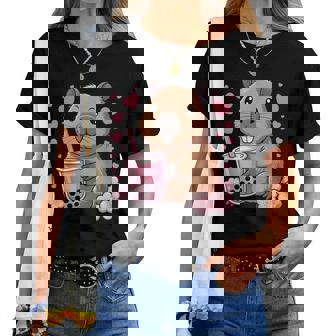 Süßer Capybara Bubble Tea Capybara Kinder Mädchen T-shirt Frauen - Geschenkecke